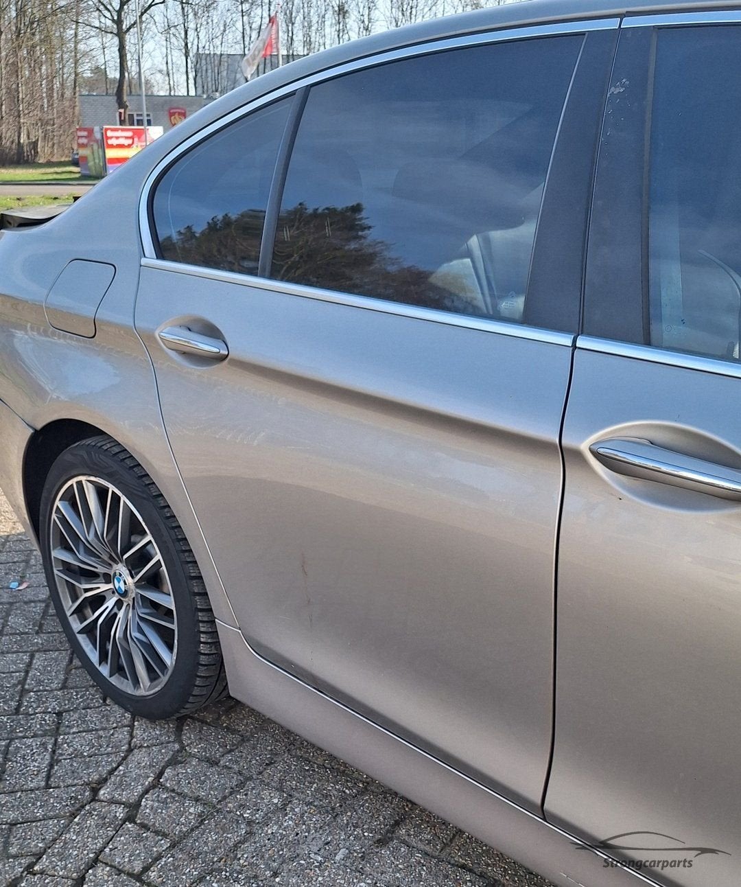 Deur Portier BMW F10 rechts achter in goede staat kleur A72, -, Utilisé, Porte, -