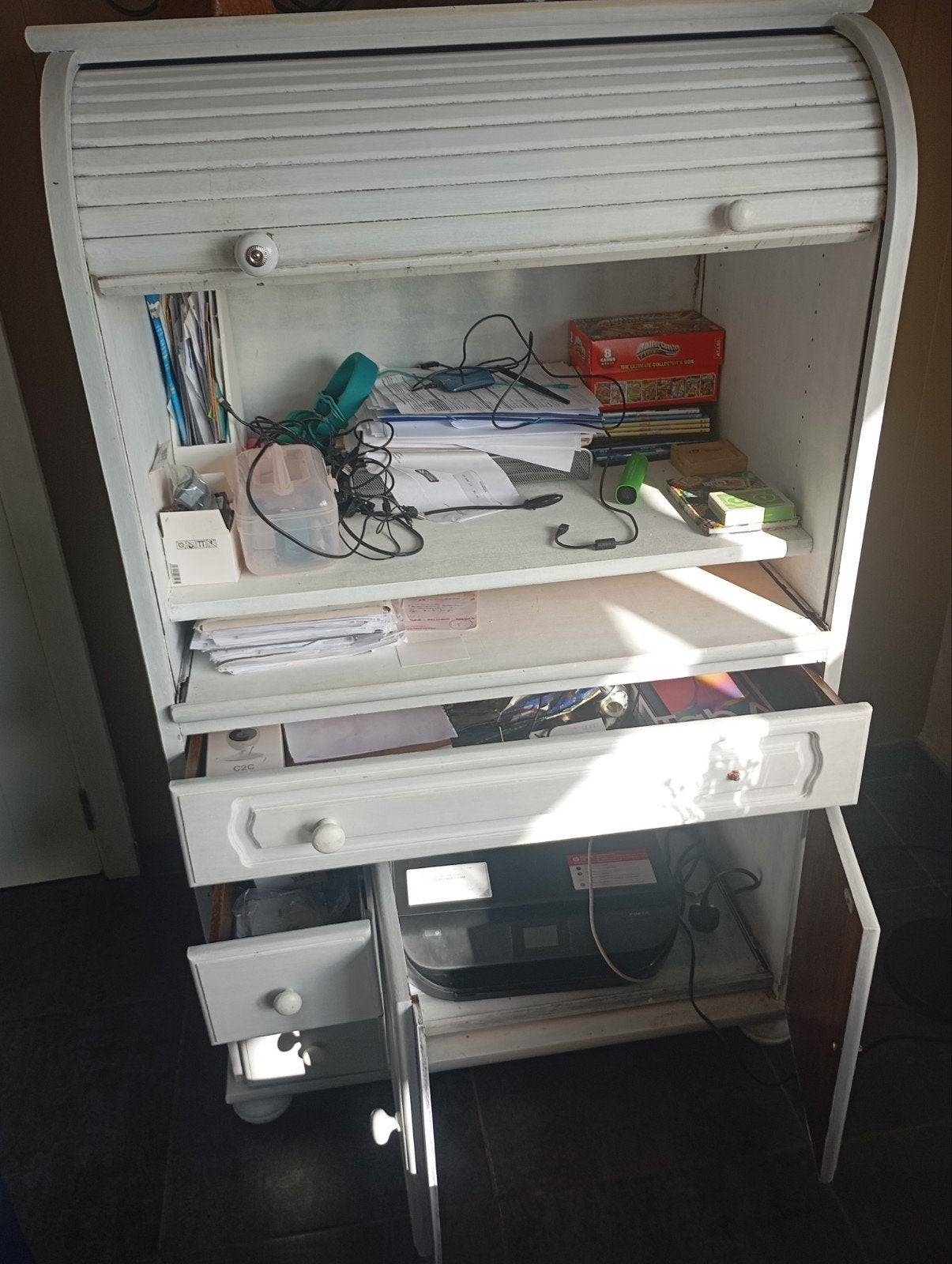 computer kast, Ophalen
