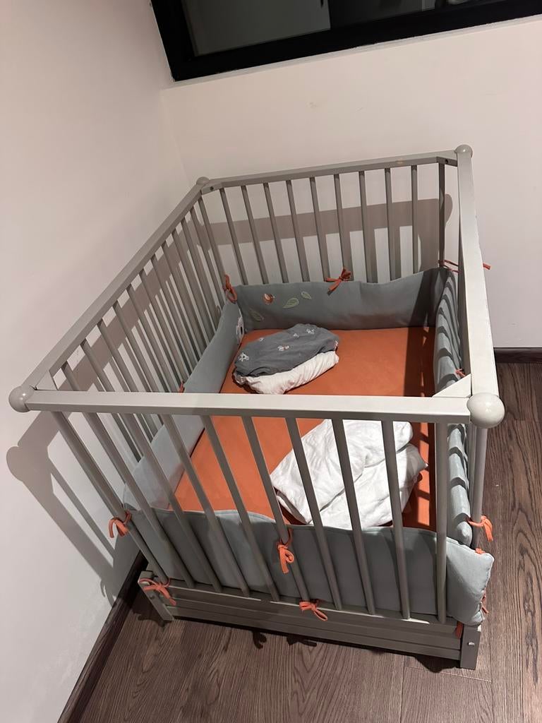 Babybed/park pakket, Kinderen en Baby's, Babyparken, Ophalen, Gebruikt, Rechthoekig