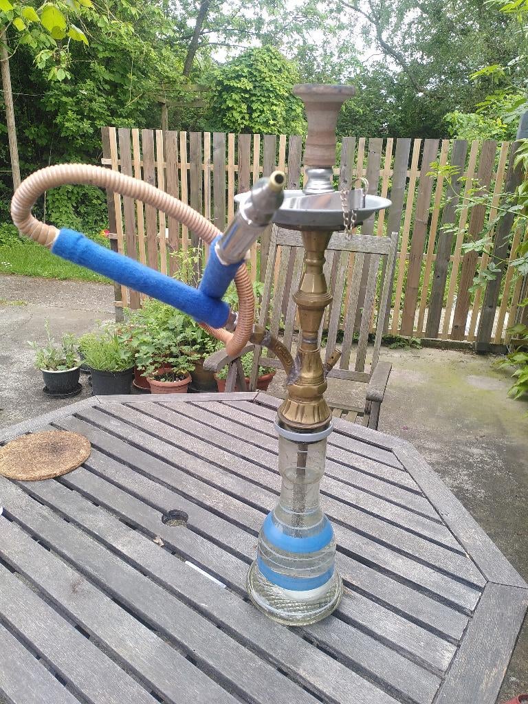 Bijzondere Egyptische waterpijp / shisha, Enlèvement ou Envoi, Utilisé, Narguilé