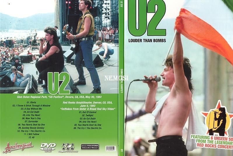 DVD - U2 - LOUDER THAN BOMBS, Verzenden, Nieuw in verpakking, Concert