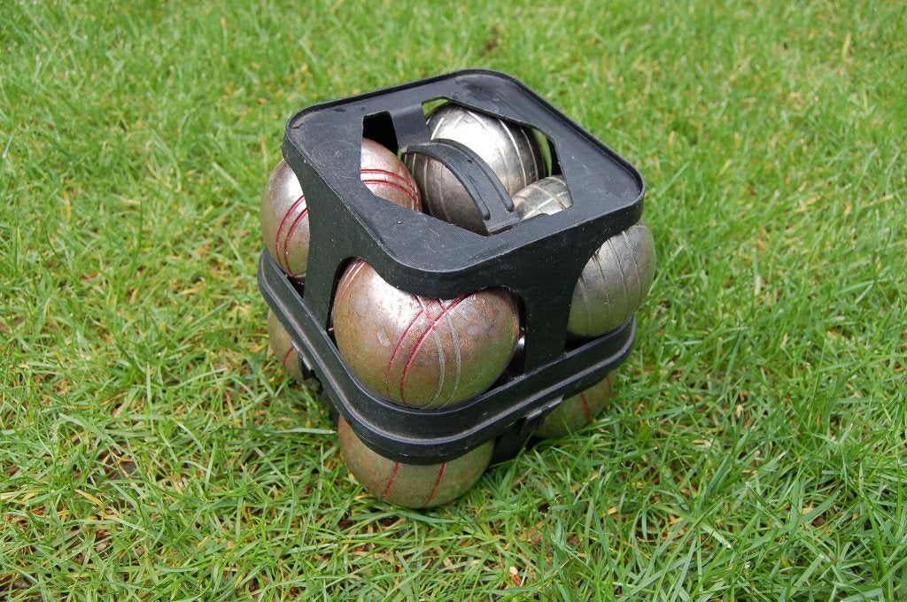 set ijzeren petanqueballen (4 X 2 stuks), Ophalen, Gebruikt