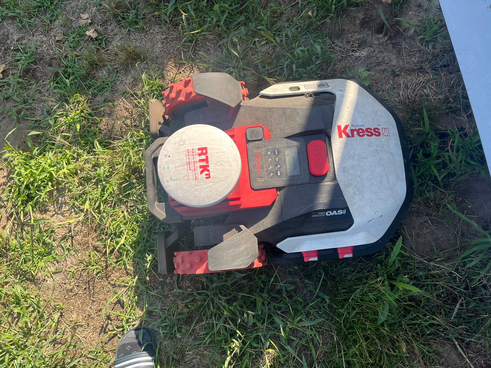 Kress RTKn robotmaaier met GPS/RTK, Enlèvement, Comme neuf