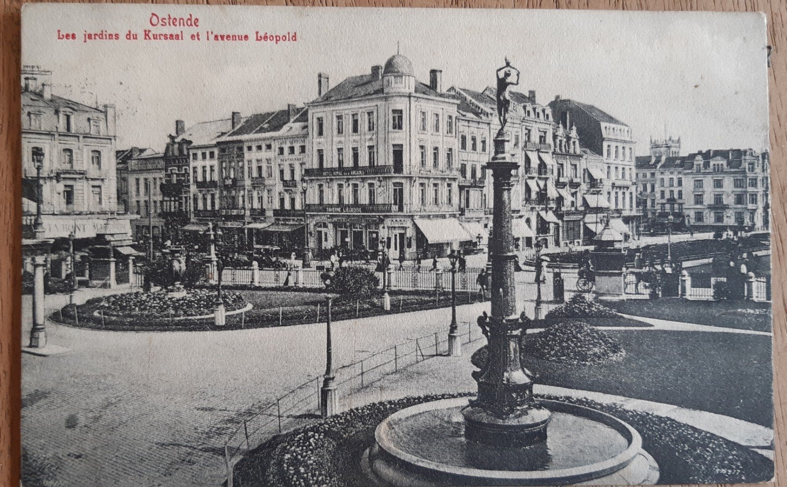 Postkaart OOSTENDE OSTENDE les JARDINS DU KURSAAL, Verzamelen, Ophalen of Verzenden