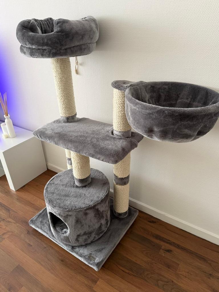 grijze krabpaal voor katten, Dieren en Toebehoren, Ophalen, Krabpaal