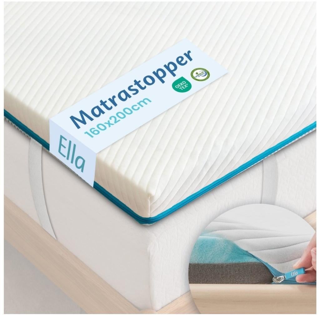 Ella matrastopper, Huis en Inrichting, Slaapkamer | Matrassen en Bedbodems, Ophalen, Tweepersoons, Zo goed als nieuw, 200 cm