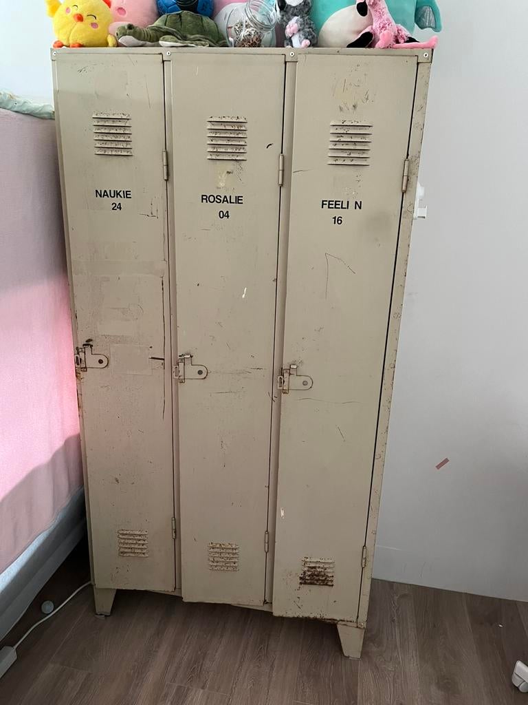 Metalen lockerkast, Huis en Inrichting, Kasten | Lockerkasten, Ophalen