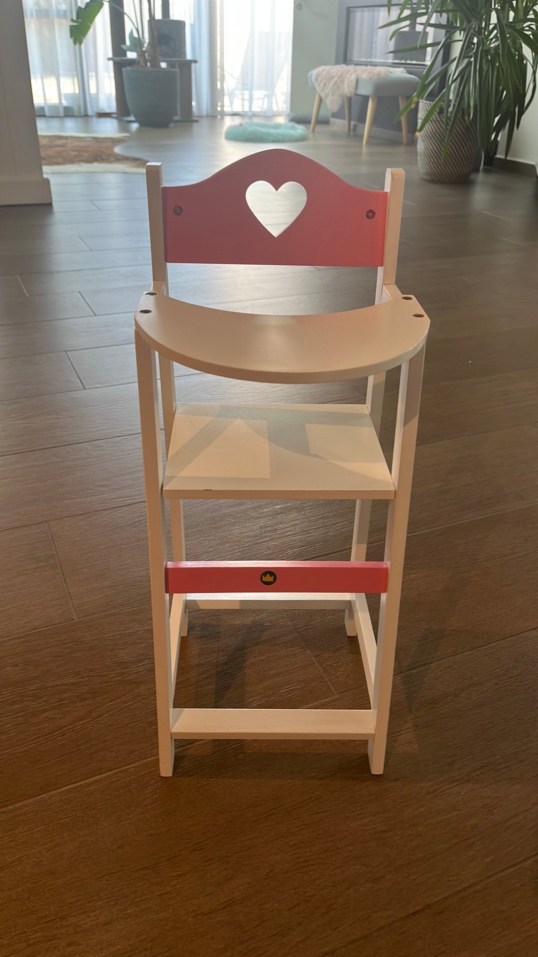 Houten poppenstoel, Kinderen en Baby's, Ophalen, Gebruikt, Babypop