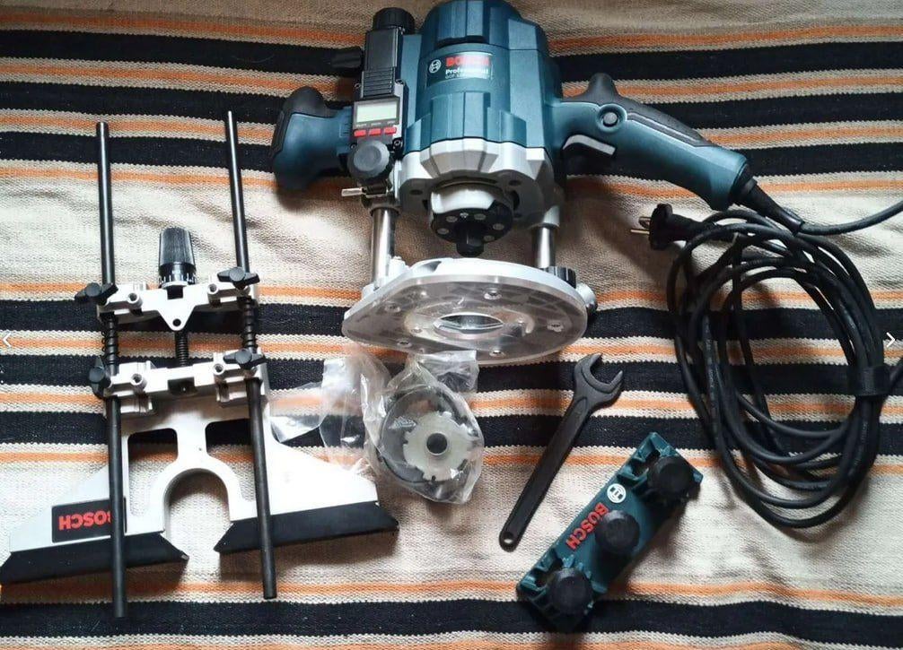 Bosch GOF 1250 LCE bovenfrees + OFZ cirkel in L-BOXX, Ophalen of Verzenden, Nieuw, Bovenfrees