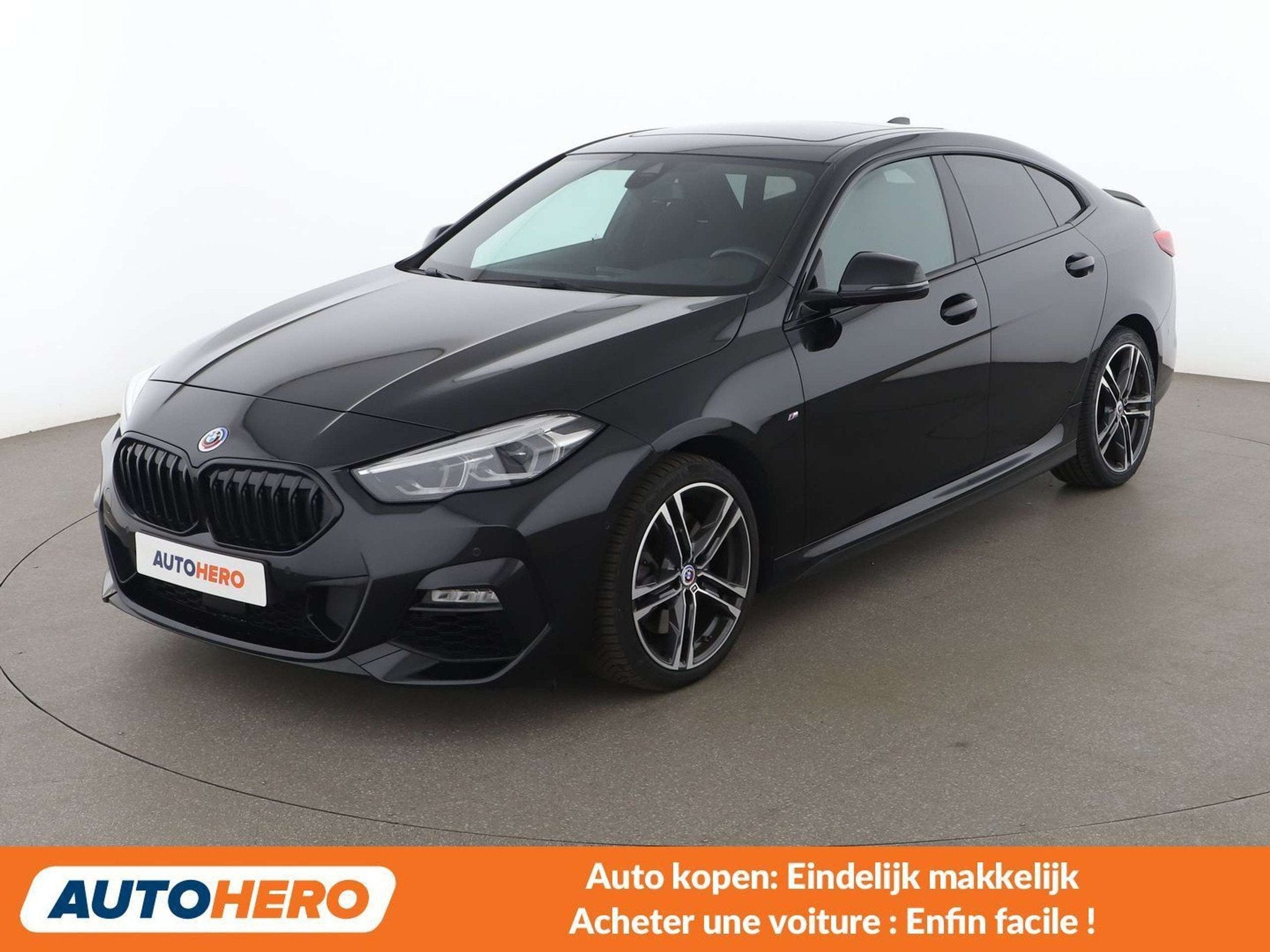BMW 2 Serie 220 220i Gran Coupe M Sport (bj 2023, automaat), Auto's, Gebruikt, Euro 6, 1505 kg, Zwart