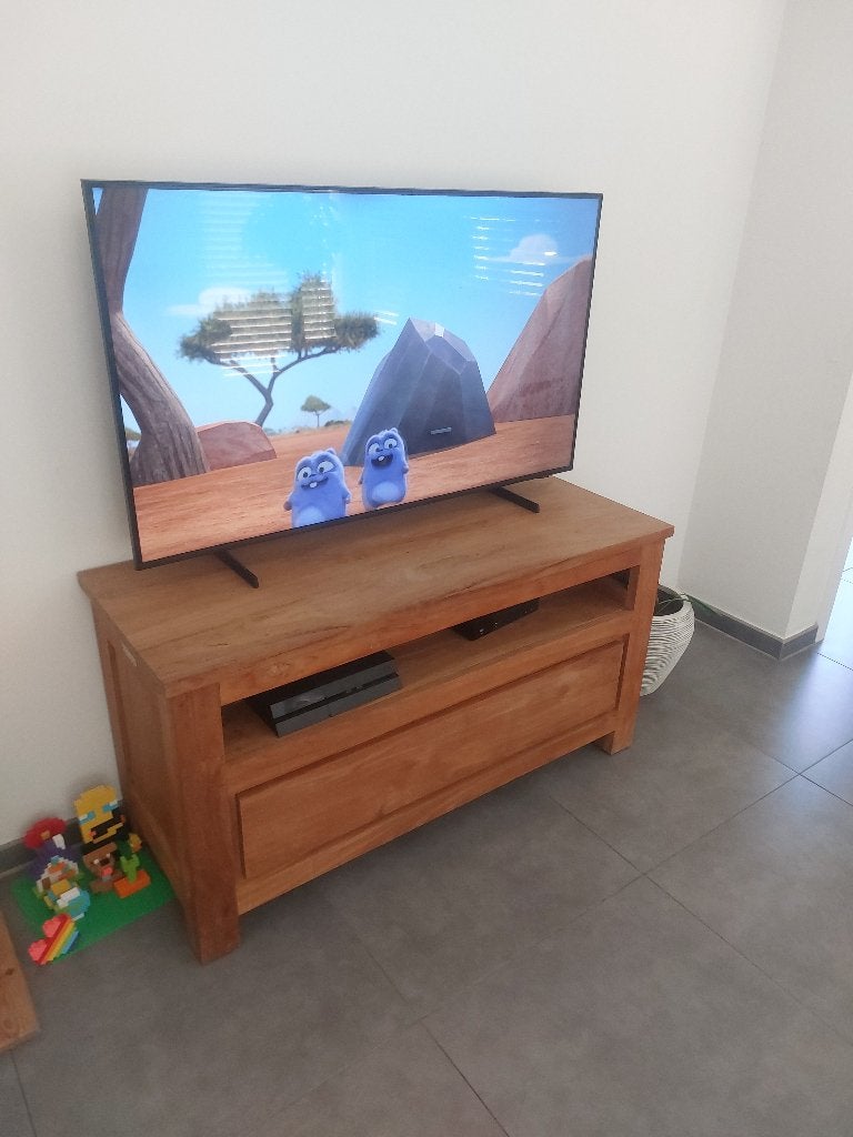 Tv meubel teak, Ophalen, Zo goed als nieuw, Teakhout