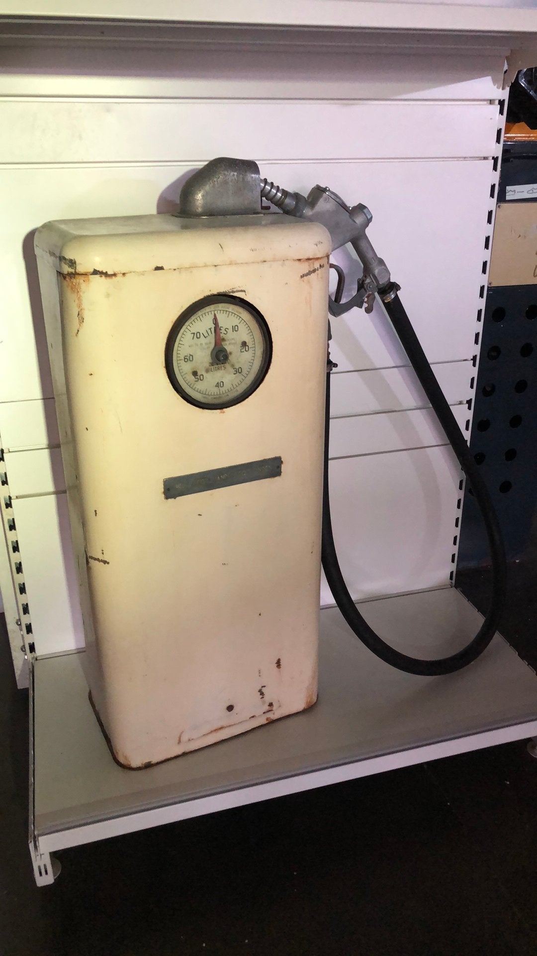 Antieke brandstofpomp, Verzamelen, Ophalen, Gebruikt
