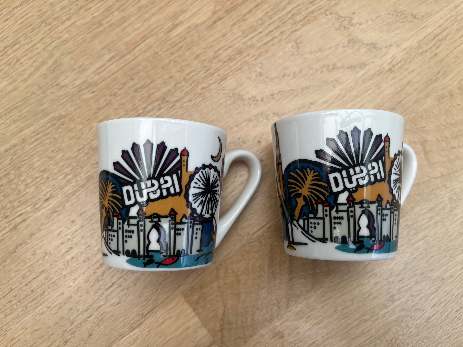 Dubai espresso tassen, Huis en Inrichting, Ophalen, Zo goed als nieuw