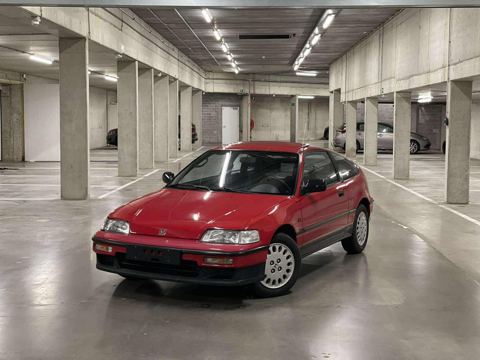 Honda CRX 1.4 16v manueel | Belgische wagen | Open dak, Auto's, Honda, Voorwielaandrijving, 4 zetels, Stof, Zwart