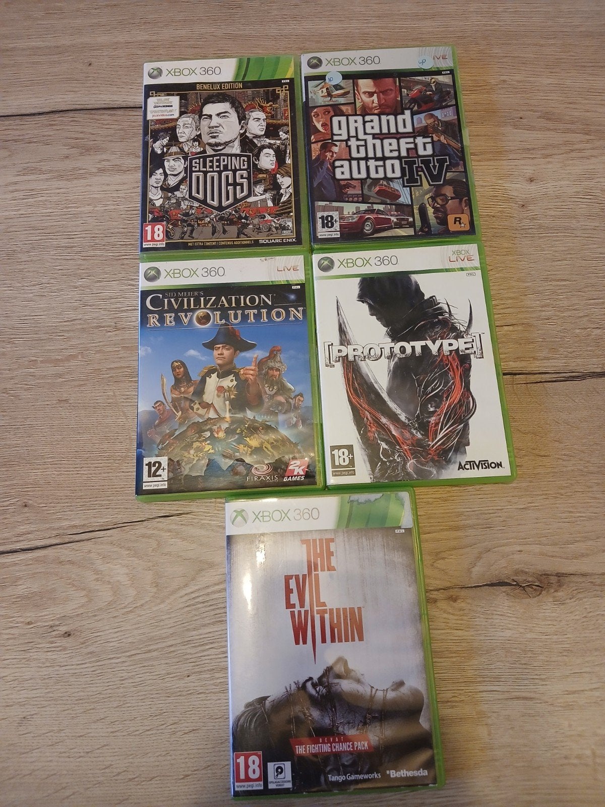 XBox 360 games, Enlèvement