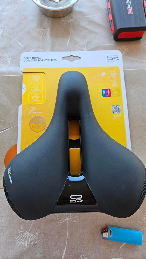 Selle Royal Ellipse Relaxed fietszadel, Ophalen