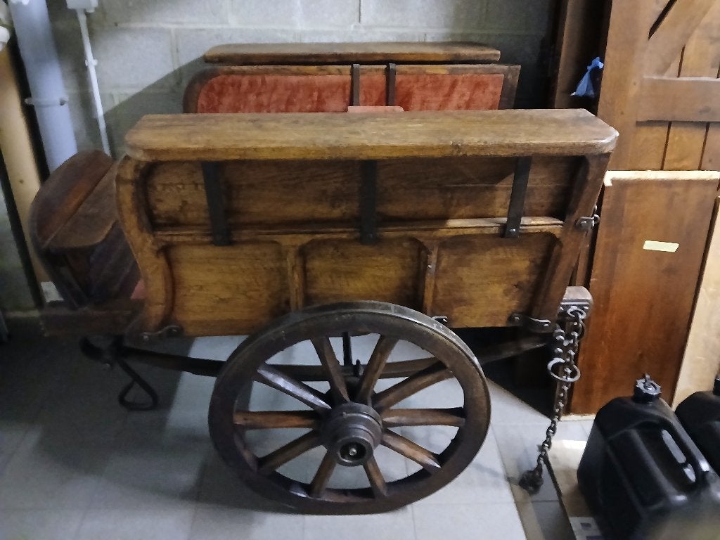 Charette antique, Caravanes & Camping, Chariots, Enlèvement, Comme neuf