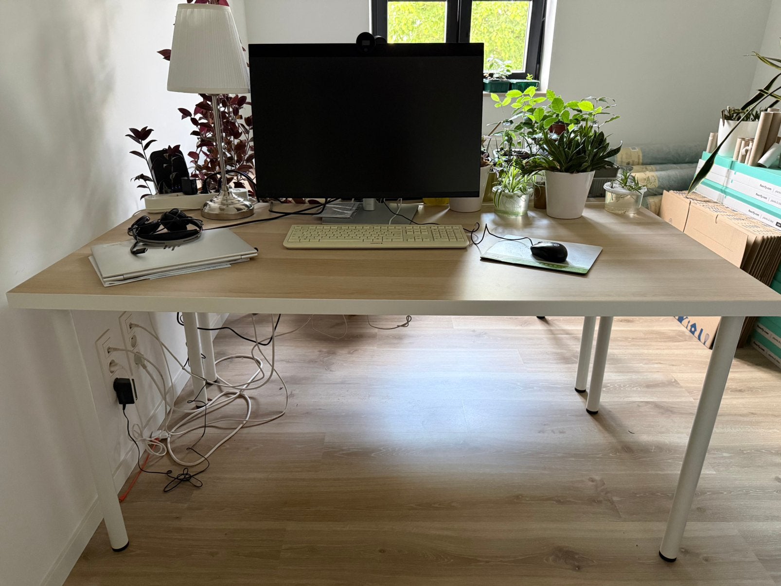 Bureautafel te koop, Huis en Inrichting, Bureaus, Ophalen, Zo goed als nieuw