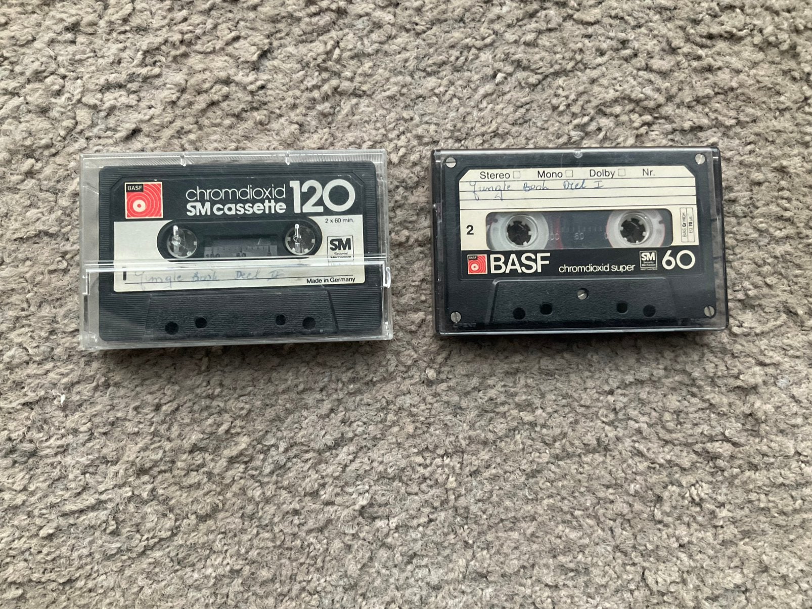 Cassettebandjes jungle book deel I en II, Ophalen of Verzenden, Zo goed als nieuw