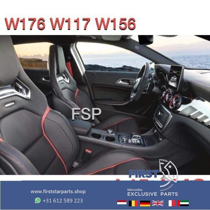 W176 A W117 CLA W156 GLA schaal stoelen 45 AMG Memory Leer !, -, Utilisé, -, -
