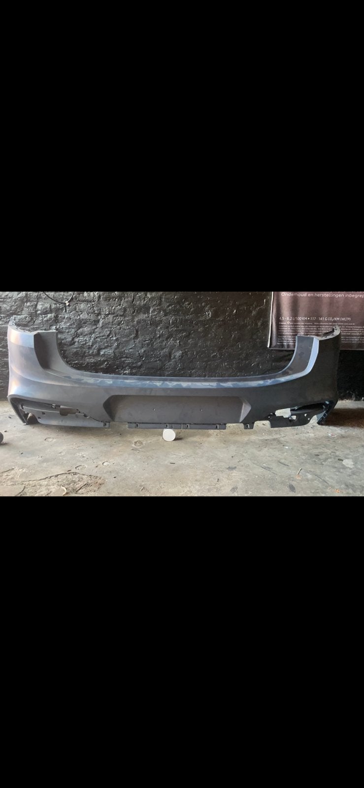 Bmw x4 m achterbumper met diffuser, Ophalen, Nieuw, Achter, Bumper