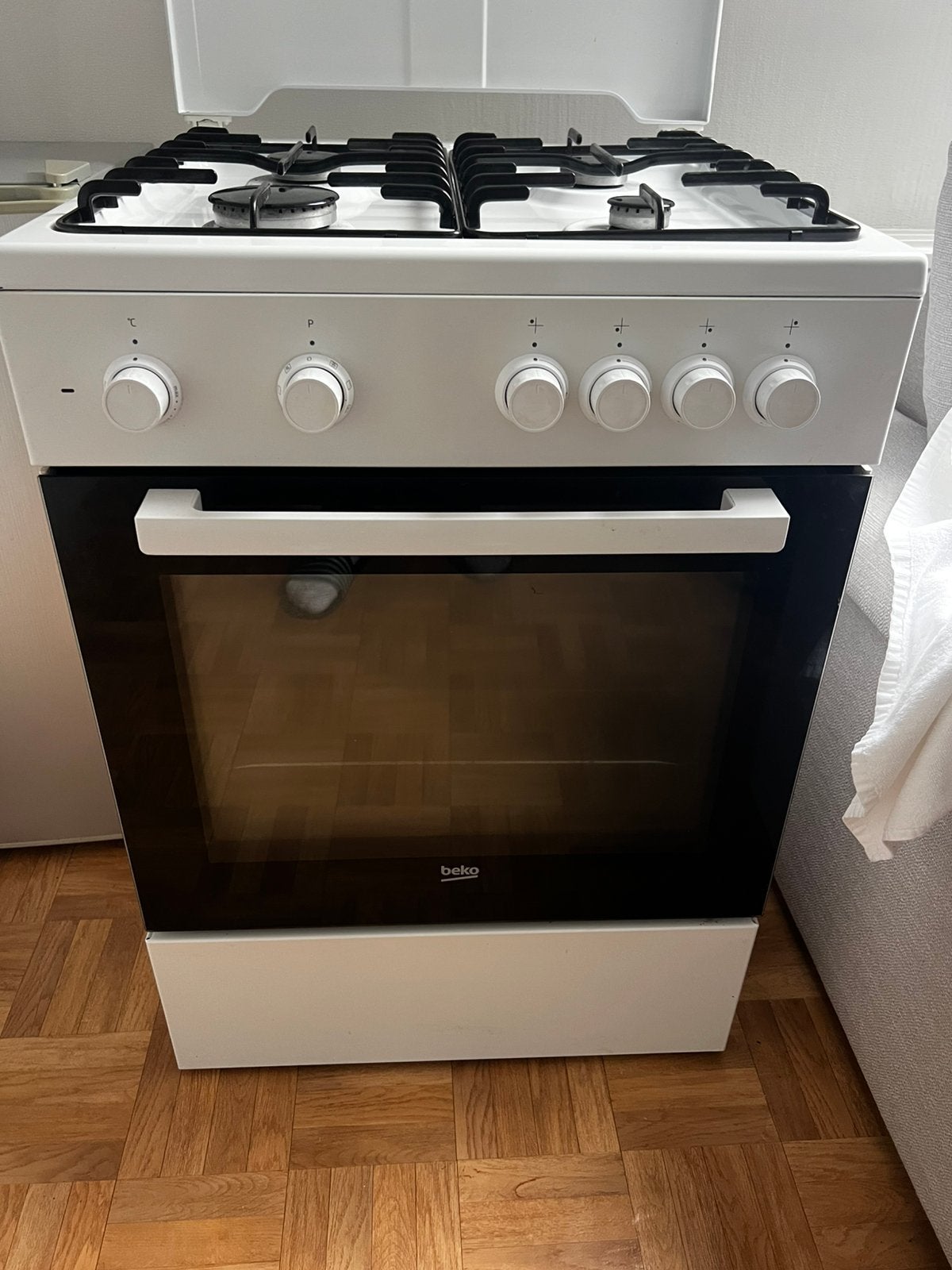 Cuisiniers a gaz et four electrique, Electroménager, Enlèvement, Comme neuf, Gaz