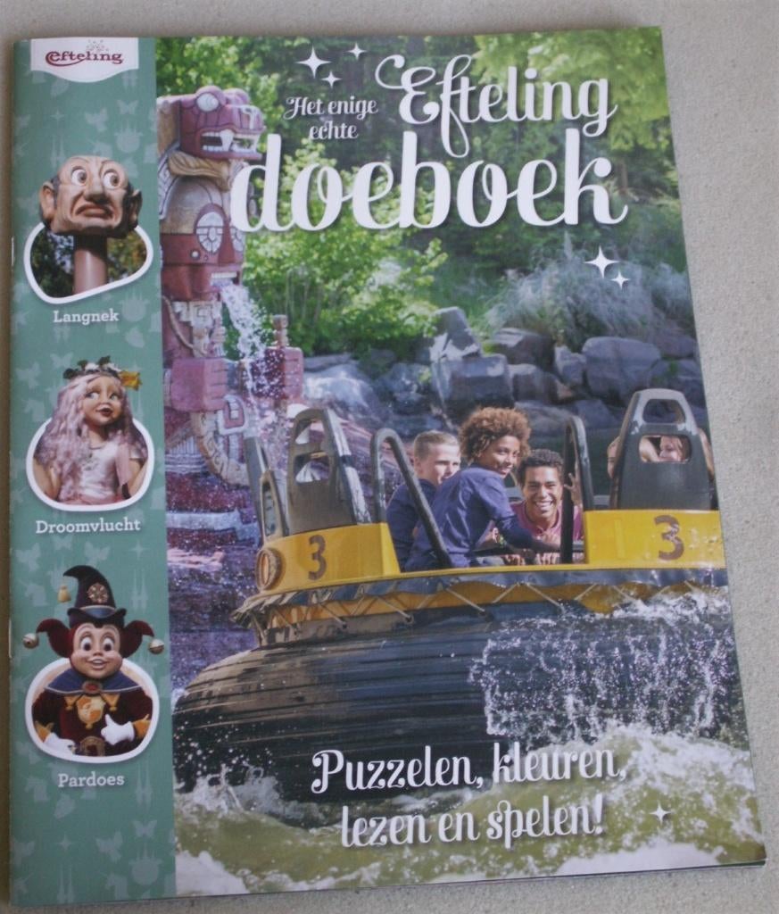 Het enige echte Efteling doeboek nieuw Puzzelen,kleuren,spel, Verzamelen, Efteling, Ophalen of Verzenden, Nieuw