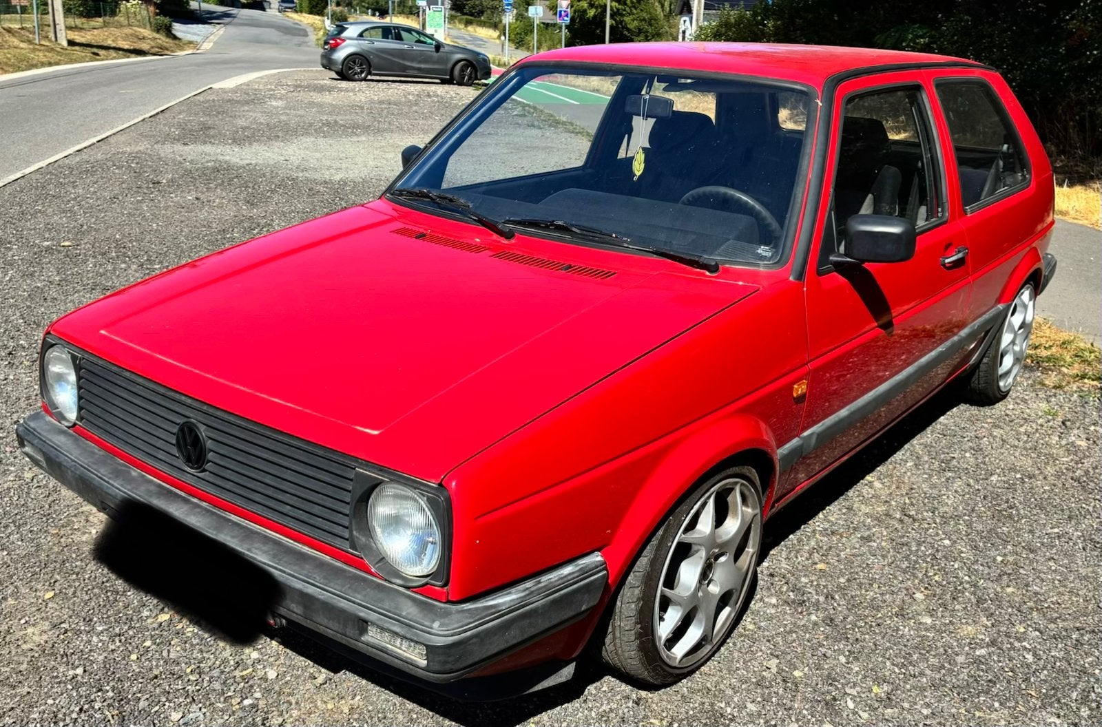 Vw golf 2 1600 cc échange possible, Stof, 4 cilinders, 1600 cc, 5 zetels