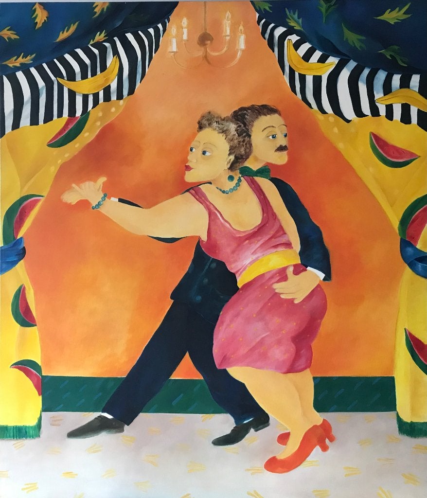 Tango, Antiquités & Art, Peinture à l'huile, Enlèvement ou Envoi, Figures, Autres matériaux