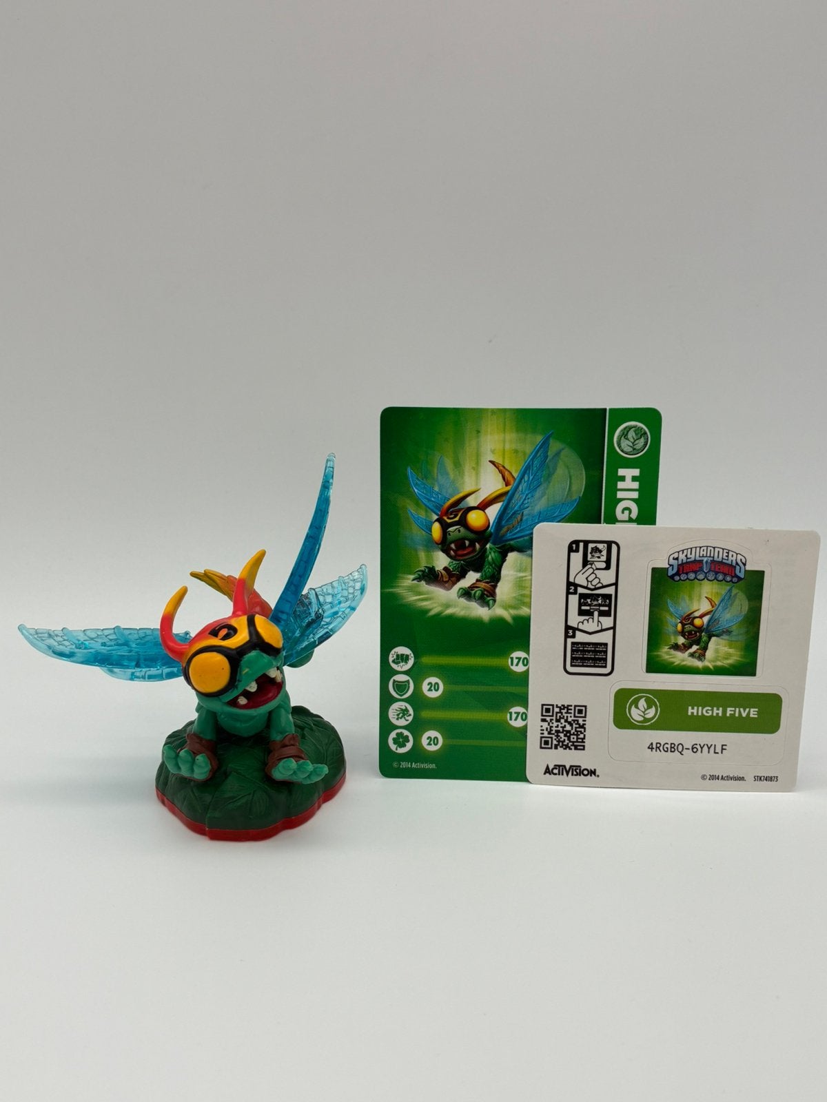 Skylanders Trap Team High Five avec autocollant et carte, Envoi, Comme neuf