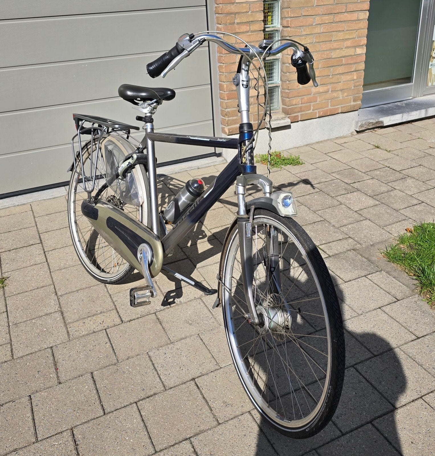 herenfiets, Vélos & Vélomoteurs, Vitesses, Comme neuf, Enlèvement, Frein à disque