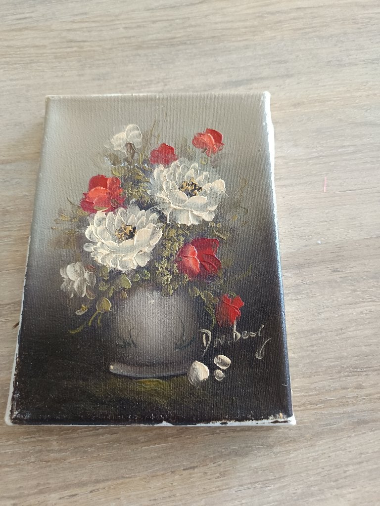 Olieverfschilderij Domberg, Antiek en Kunst, Doek, Handgeschilderd, Olieverf, Klassiek
