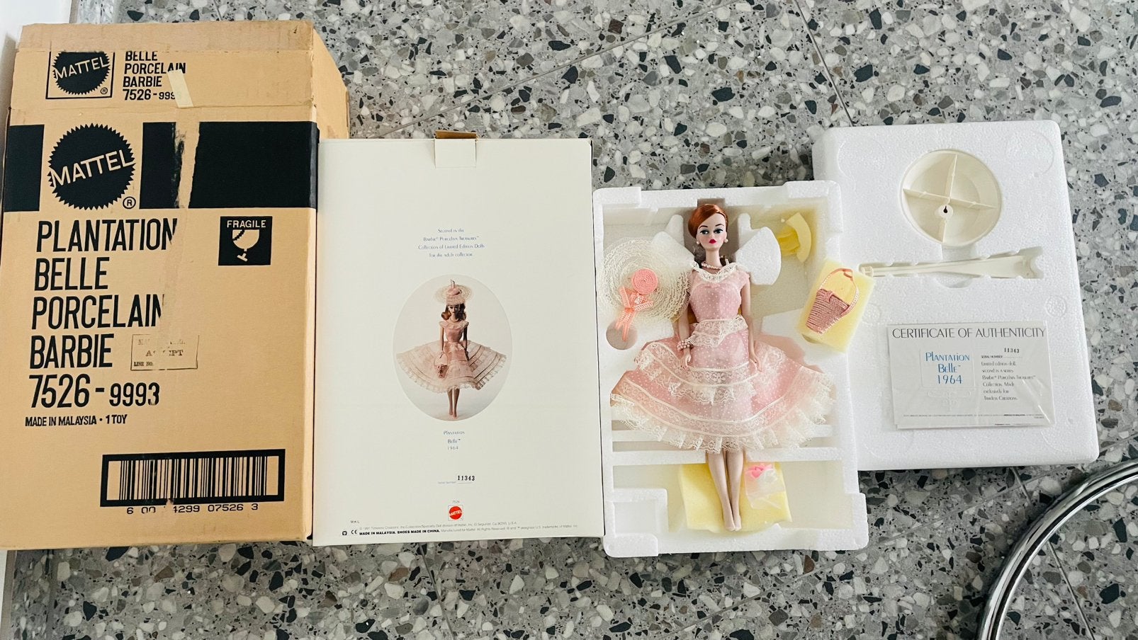 Porselein Barbie van 1964, uitgebracht in 1991, Verzamelen, Ophalen of Verzenden, Nieuw