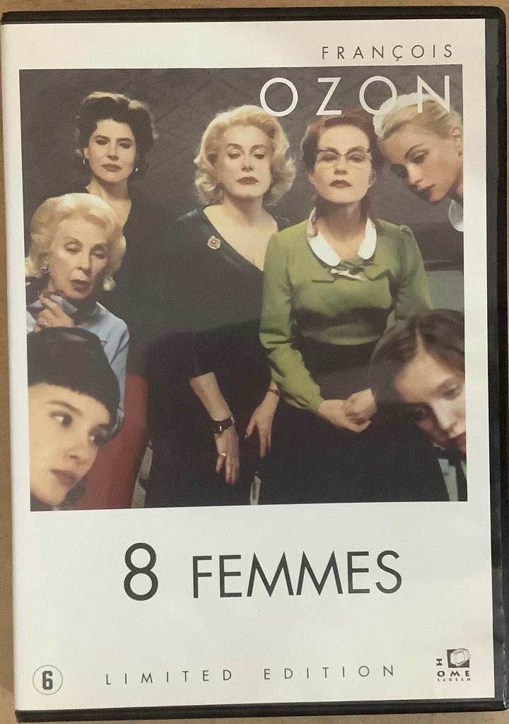 8 Femmes (2002) Dvd Catherine Deneuve, Isabelle Huppert, À partir de 6 ans, Enlèvement ou Envoi, Utilisé