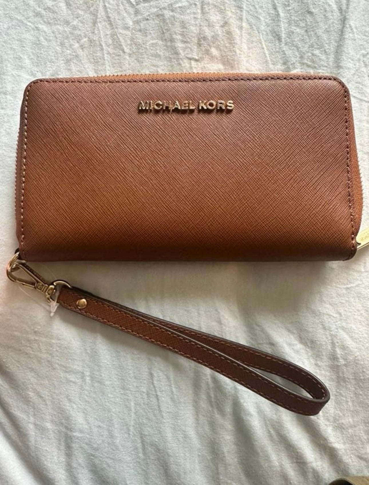Michael Kors Portemonnee nieuw. !, Bijoux, Sacs & Beauté, Porte-monnaie & Portefeuilles, Neuf, Autres marques, Cuir, Brun