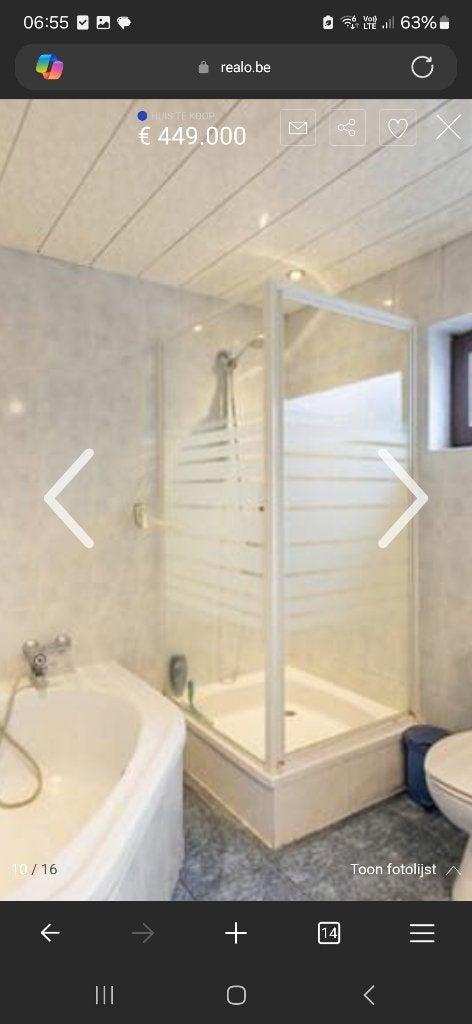Badkamermeubelen en douchecabine, Huis en Inrichting, Ophalen, Zo goed als nieuw, Met douche