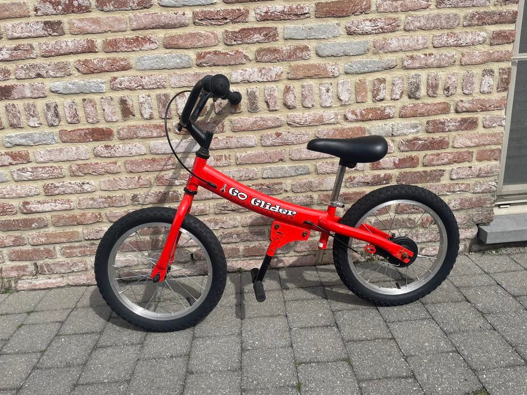 Loopfiets met handrem 16inch 5 - 12 jaar, Fietsen en Brommers, Ophalen, Zo goed als nieuw