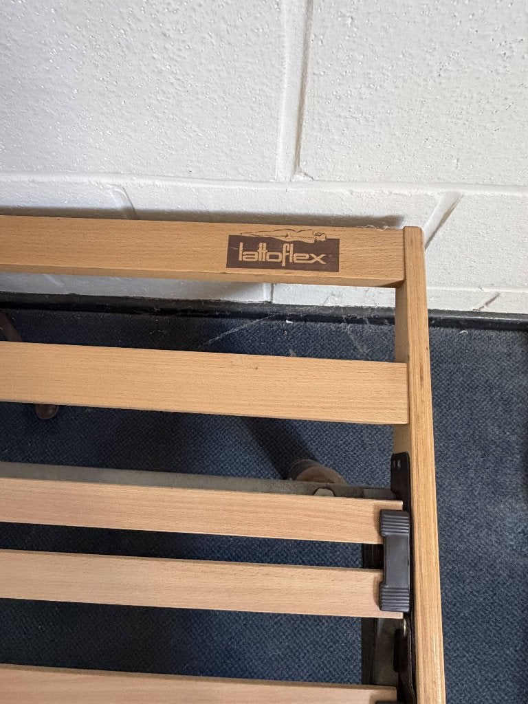 Lattoflex bedset 120x200 met boxspring en matras, Ophalen, /, Gebruikt, Eenpersoons