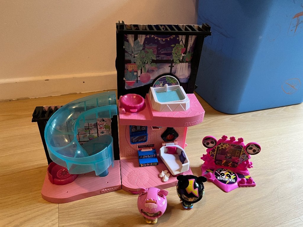 Huisje en poppetjes, Kinderen en Baby's, Speelgoed | Buiten | Speelhuisjes, Ophalen, Gebruikt, Plastic