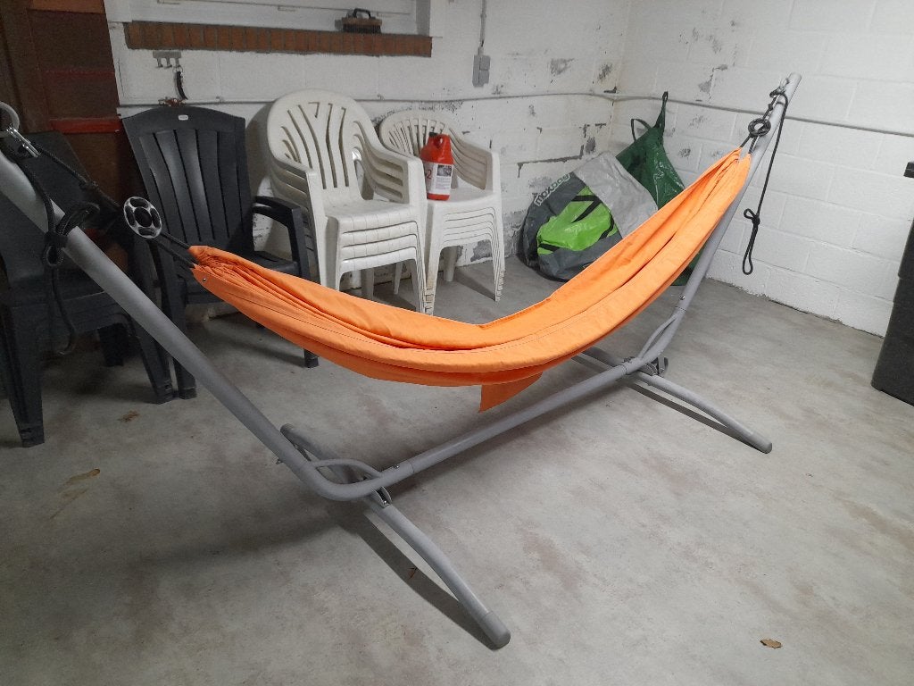 Hamac IKEA - GWEM + RISO, Jardin & Terrasse, Une personne, Avec support, Enlèvement, Utilisé