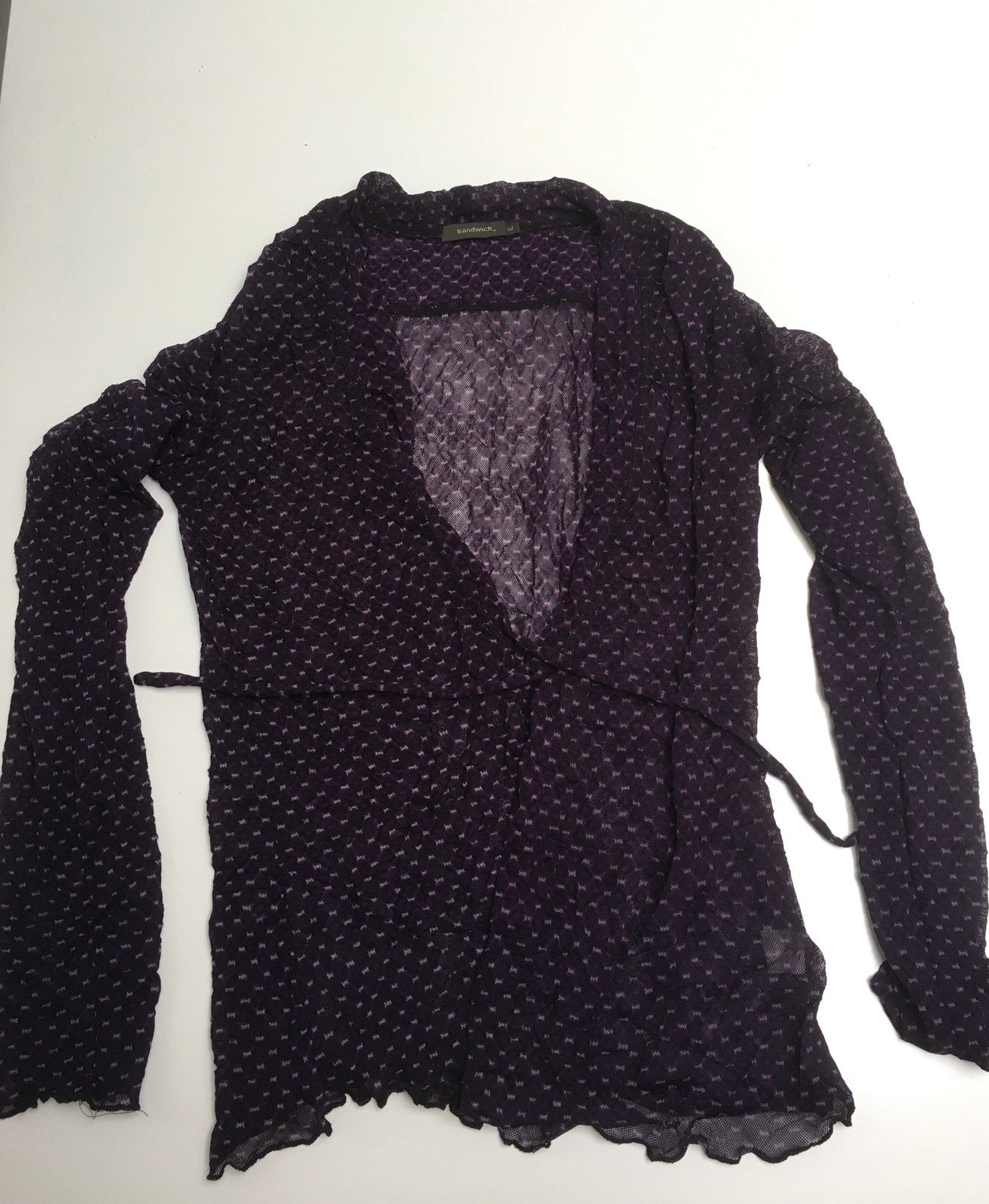 Gilet of vestje paars maat M merk Sandwich, Kleding | Dames, Ophalen of Verzenden, Zo goed als nieuw, Maat 38/40 (M), Paars