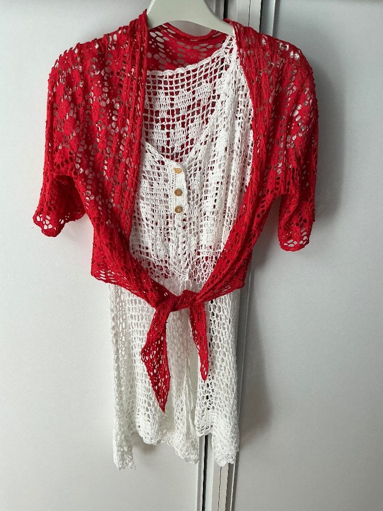 Tenue de plage et son gilet neufs 38 femme, Neuf, Taille 38/40 (M), Enlèvement ou Envoi, Autres types