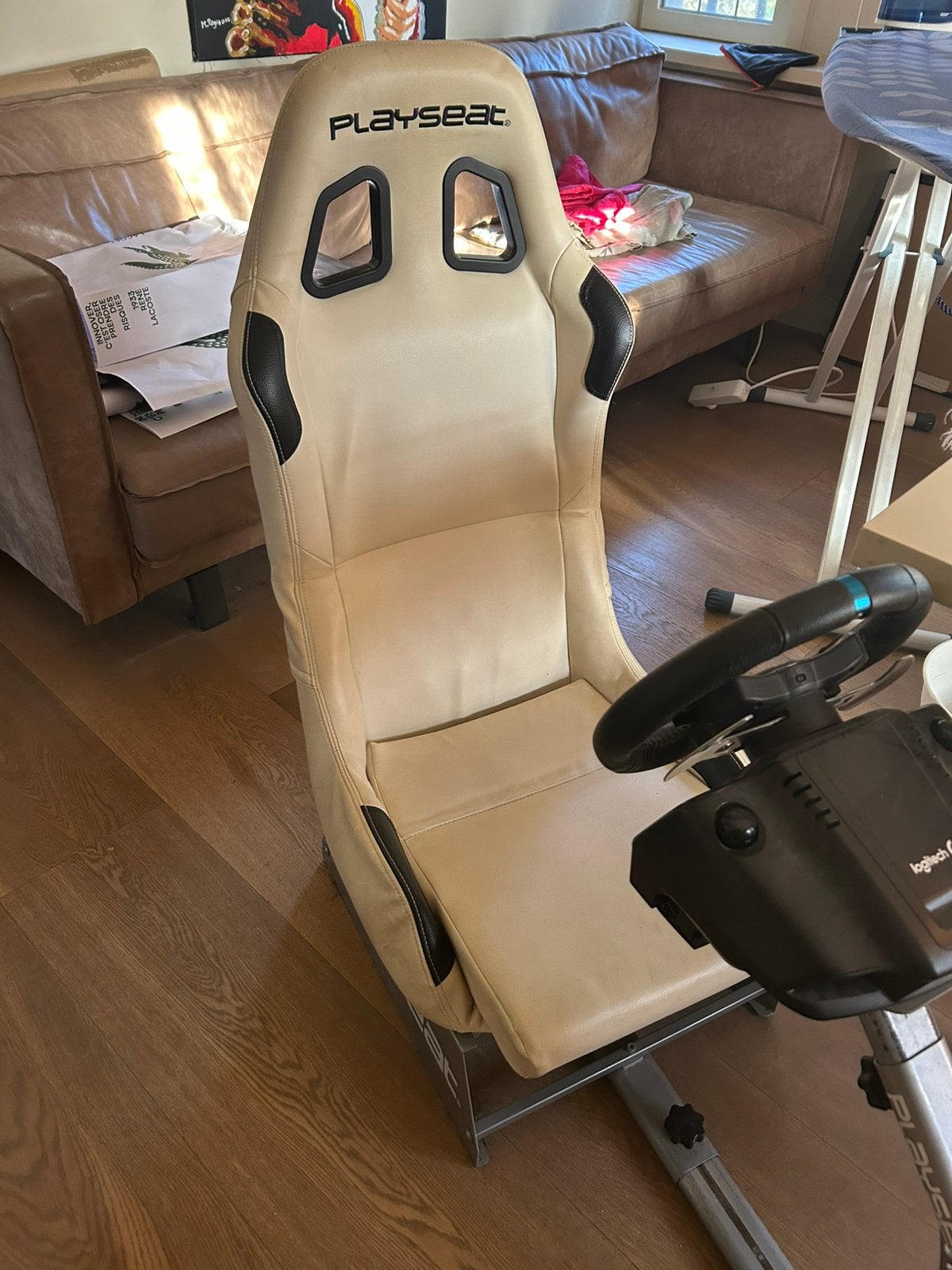 Playseat race stoel met logitech g29 stuur en pedalen, Games en Spelcomputers, Ophalen, Zo goed als nieuw