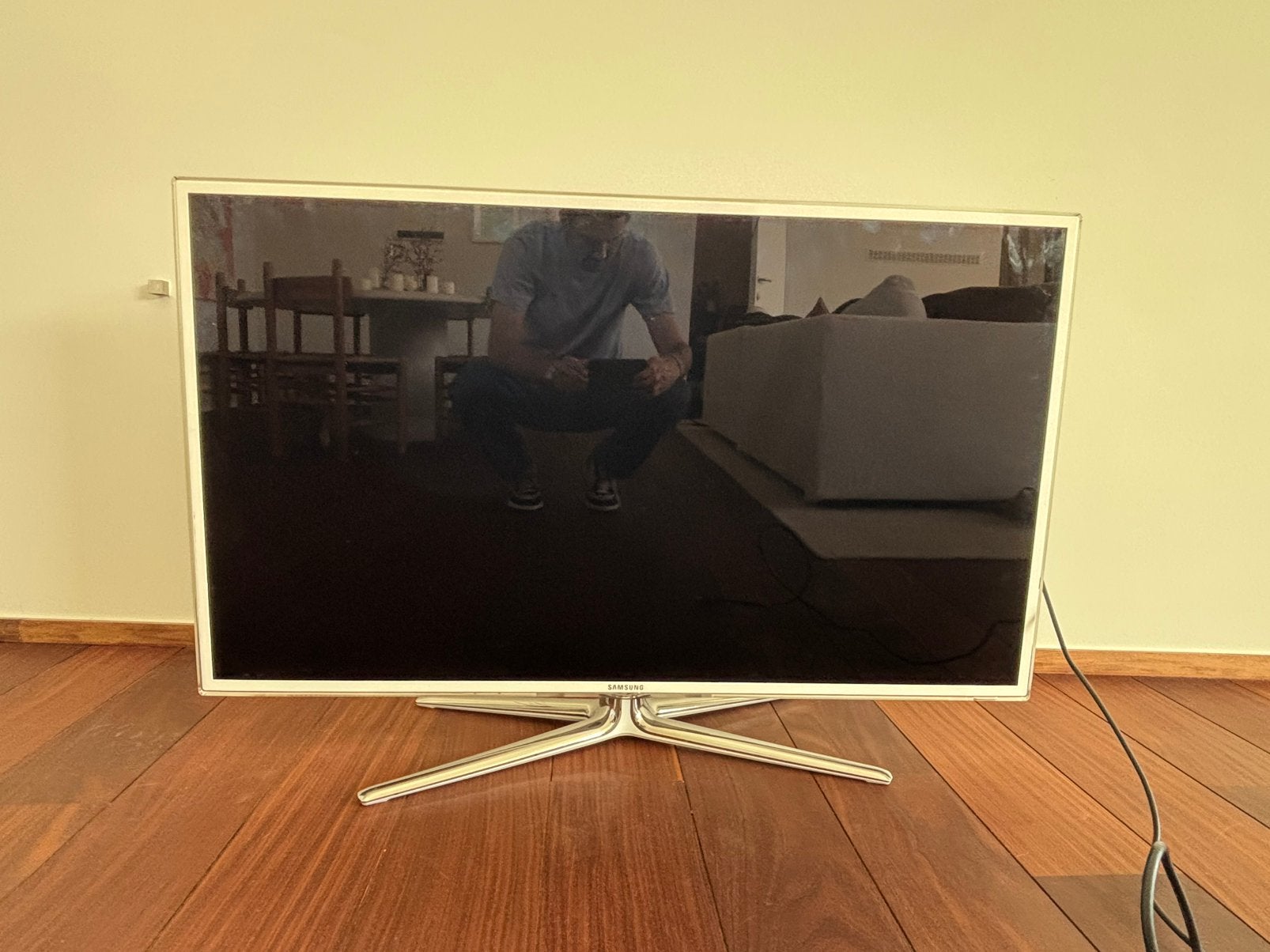 Samsung Smart Led TV - 46 Inch, wit, Audio, Tv en Foto, Televisies, Ophalen, LED, Zo goed als nieuw, Samsung