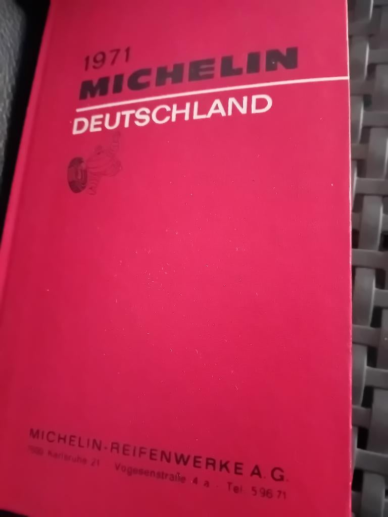 1971 michelin Deutscland, Boeken, Reisgidsen, Ophalen of Verzenden, Europa, Michelin