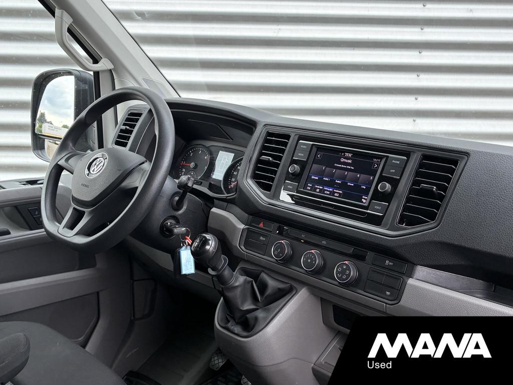 Volkswagen Crafter 35 2.0 TDI L4 Bakwagen Airco Laadklep 750, Voorwielaandrijving, Stof, Gebruikt, Zwart