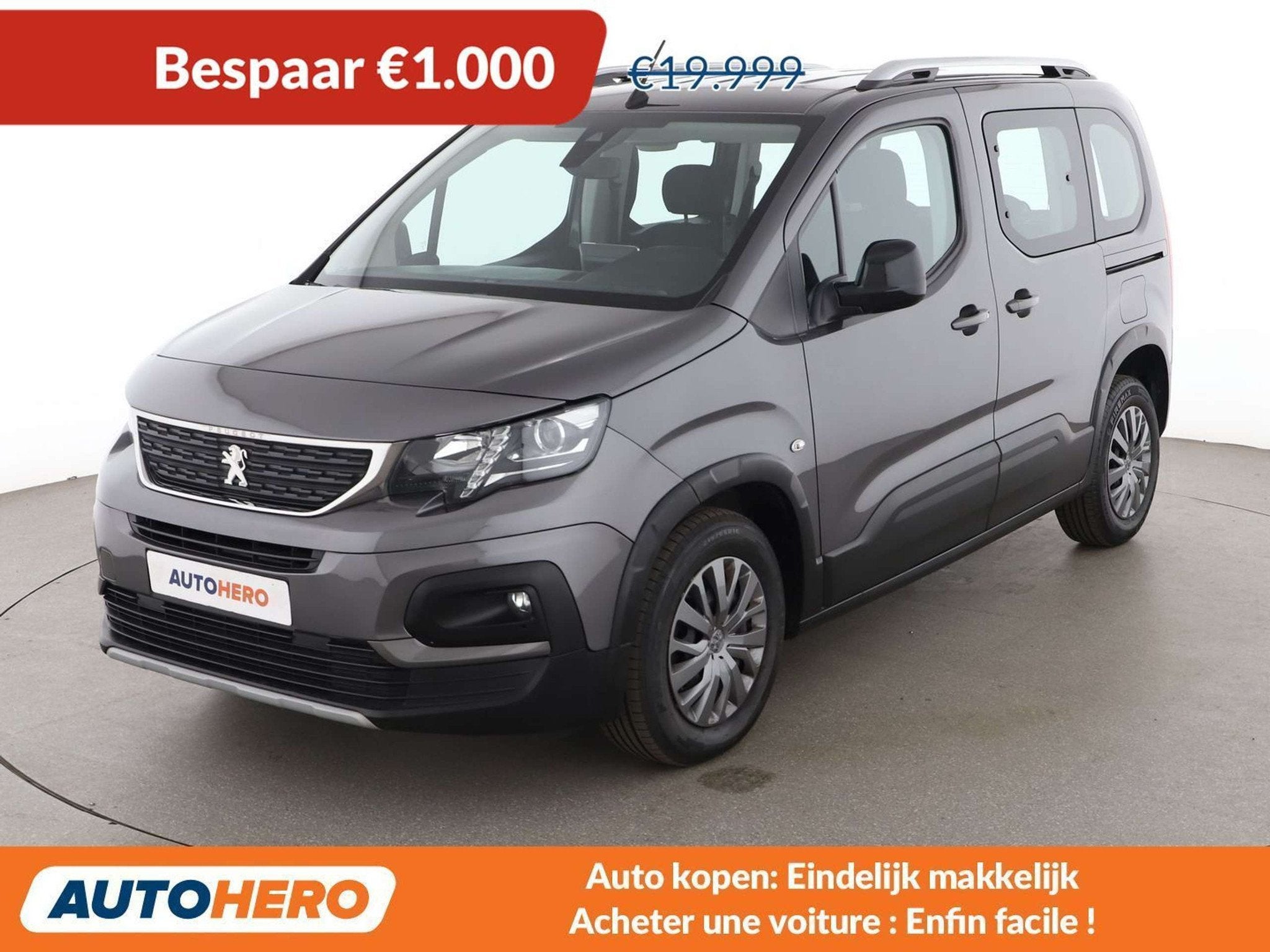 Peugeot Rifter 1.2 PureTech Allure L1 (bj 2023, automaat), Auto's, Peugeot, 1199 cc, 96 kW, 5 deurs, https://public.car-pass.be/vhr/000dd7a0-488c-4dae-b268-30e590dfab60