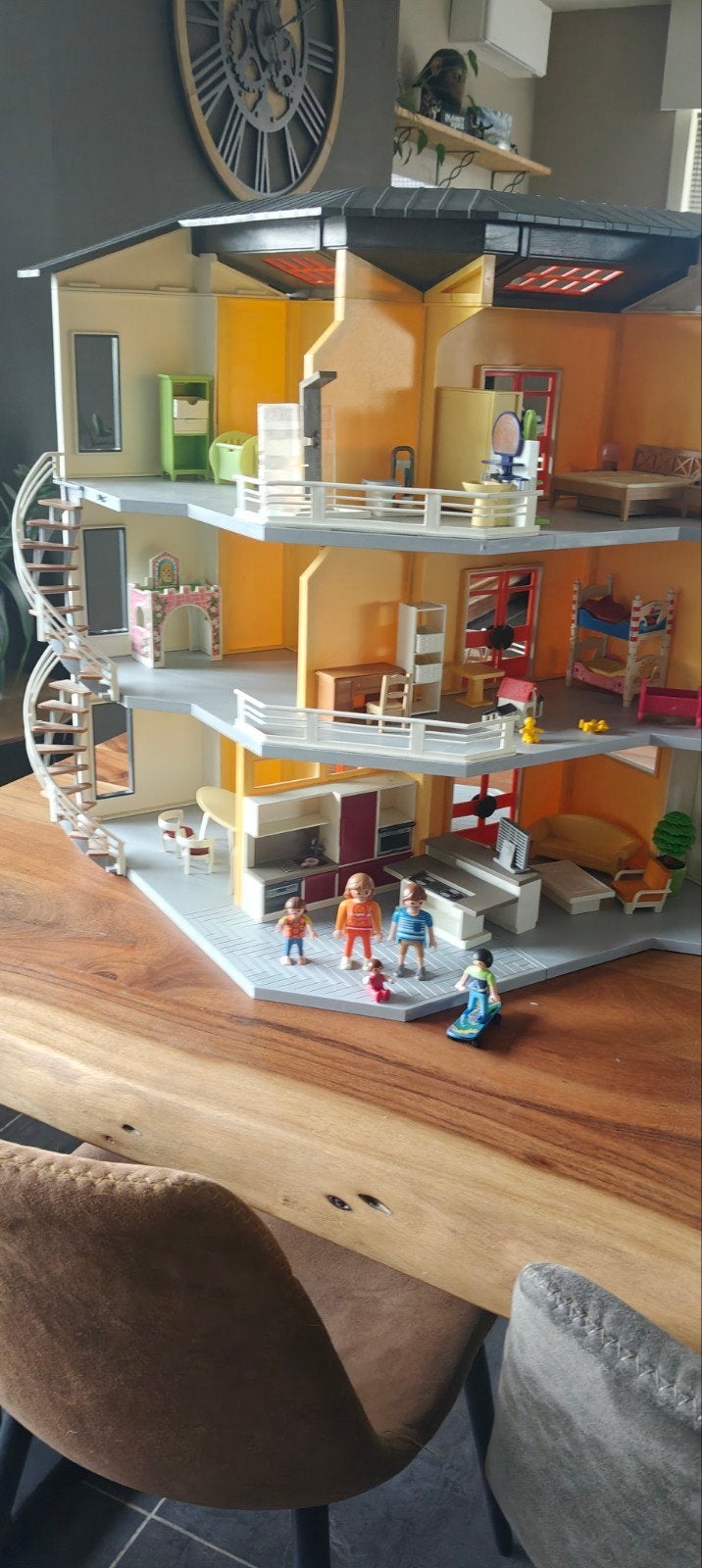 playmobil groot gemeubileerd huis, Ophalen of Verzenden