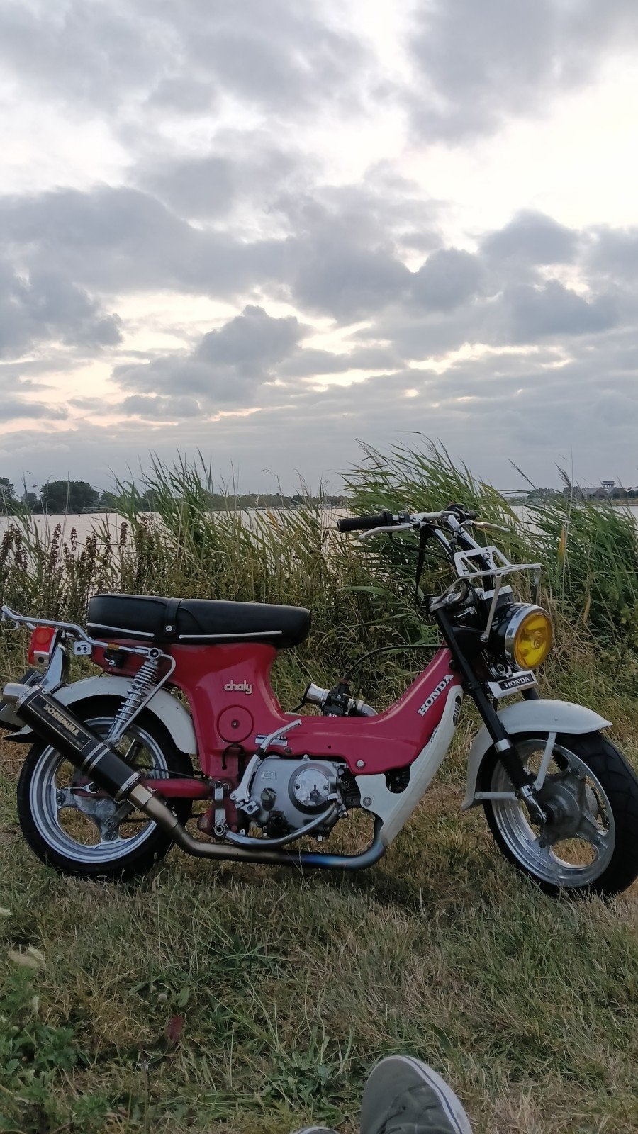 yoshimura type 2 uitlaat dax chaly, Fietsen en Brommers, Ophalen
