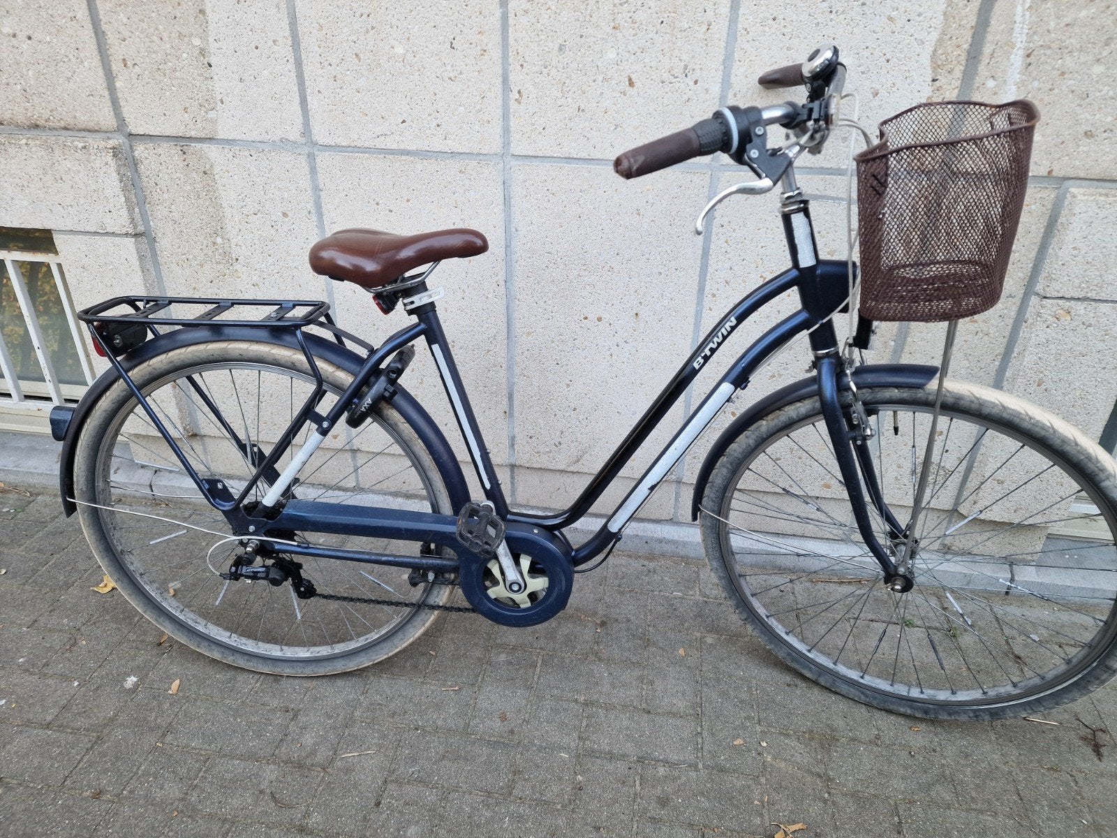 damesfiets btwin, Ophalen